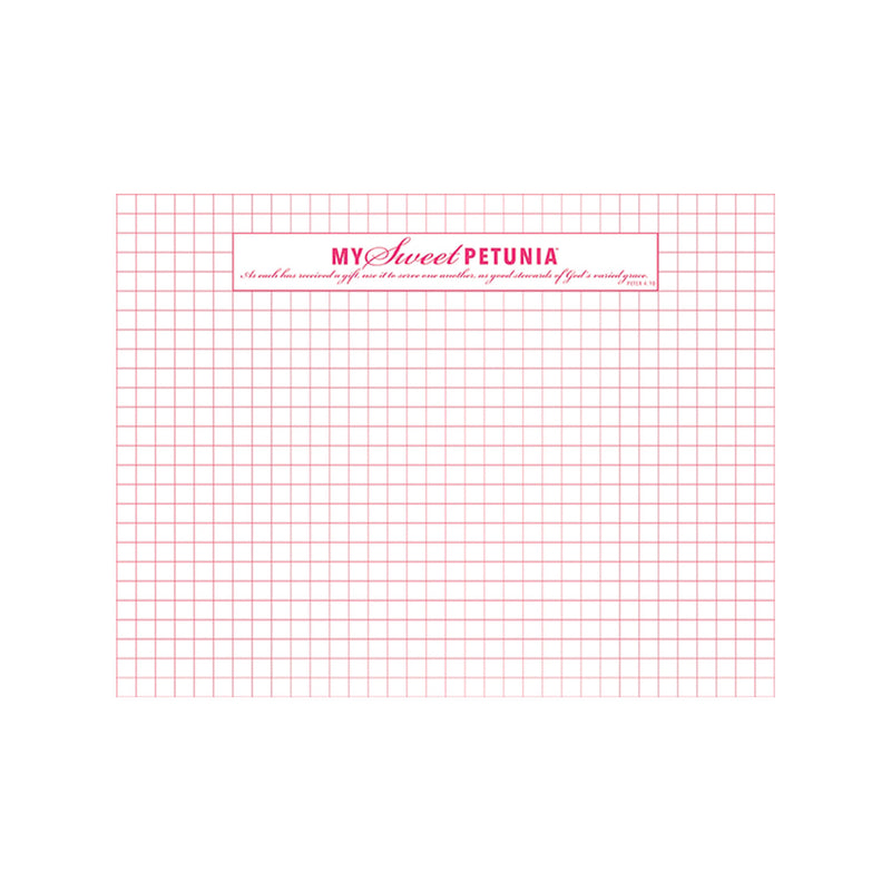 My Sweet Petunia Grid Paper 6.5" x 8.5" - Double-sided