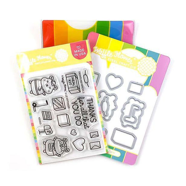 Waffle Flower Stamp & Die Set - Frontline Heroes 2*