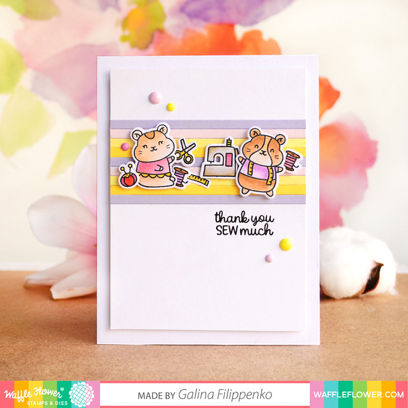 Waffle Flower Stamp & Die Set - Frontline Helpers*