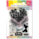 Waffle Flower Stencil-N-Stamp- Rose Bouquet*