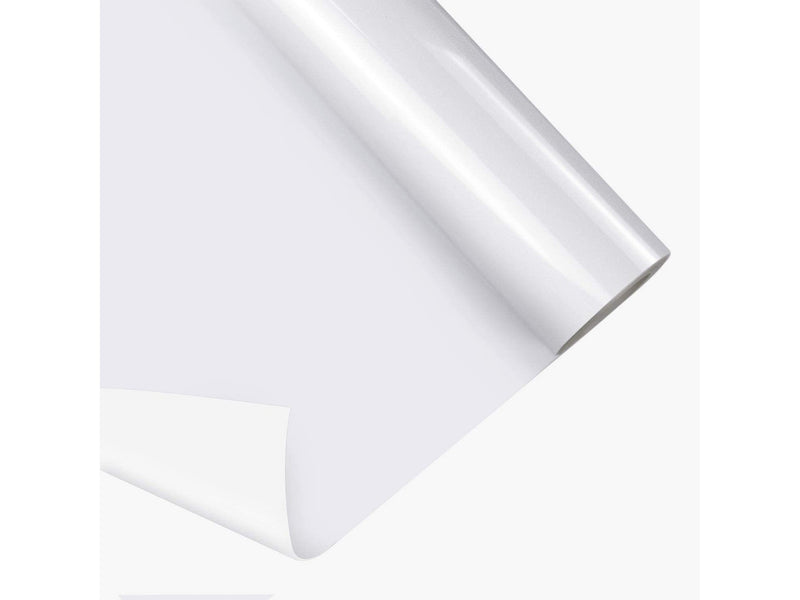 Poppy Crafts Heat Transfer Vinyl - Matte White - 30.5cm x 1.85m