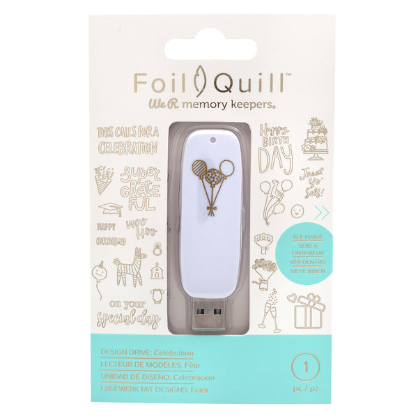 We R Memory Keepers - Foil Quill USB Artwork Drives - Celebration