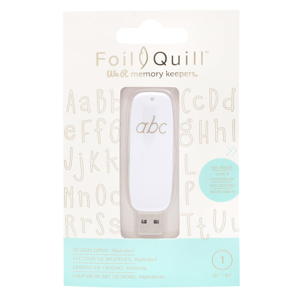 We R Memory Keepers - Foil Quill USB Artwork Drives - Alphabet