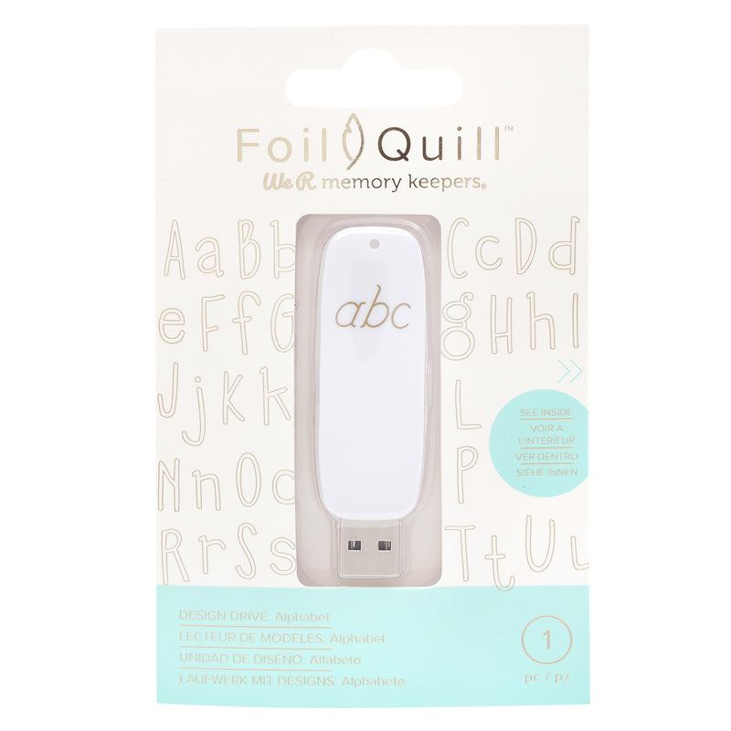 We R Memory Keepers - Foil Quill USB Artwork Drives - Alphabet*