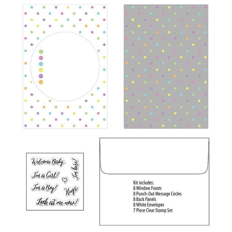 Stampendous Windowrama Card Kit - Baby*