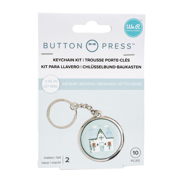 We R Memory Keepers Button Press Keychain Kit - Makes 2