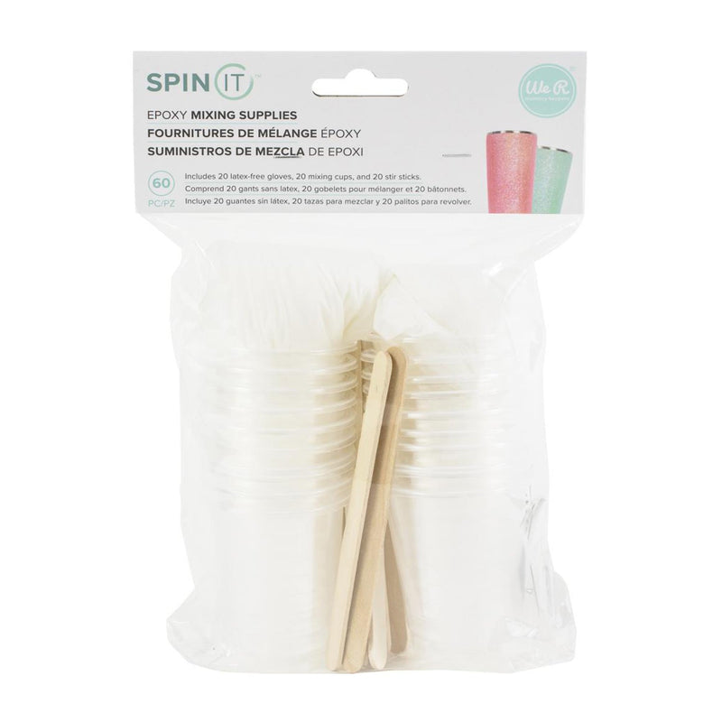 We R Memory Keepers Spin It - Epoxy Mixing Supplies 60 pack*