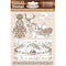 Stamperia Cling Rubber Stamp 5.5in x 7in - Winter Time, Winter Tales*