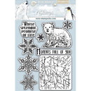 Stamperia Cling Rubber Stamp 5.5in x 7in - Moments Full Of You, Arctic Antarctic