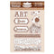Stamperia Cling Rubber Stamp 5.5"X7" - Art, Atelier Des Arts
