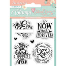 Stamperia Cling Stamps - Now & Forever, Love Story