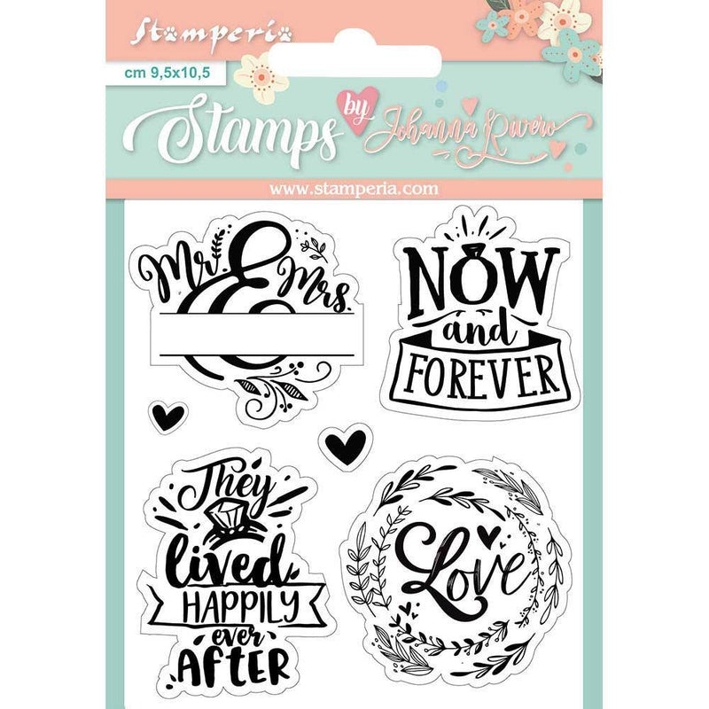 Stamperia Cling Stamps - Now & Forever, Love Story