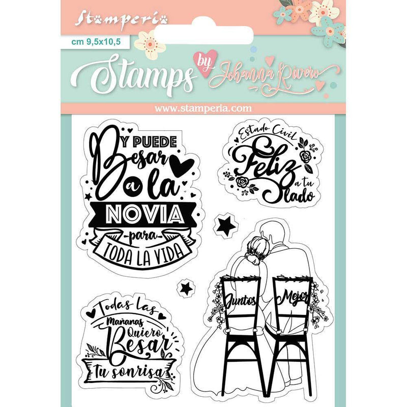 Stamperia Cling Stamps - Toda La Vita, Love Story