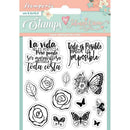 Stamperia Clear Stamps - Roses & Butterfly, Circle Of Love*