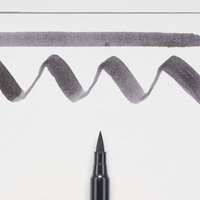 Koi Colouring Brush Pen - Dark Warm Gray*