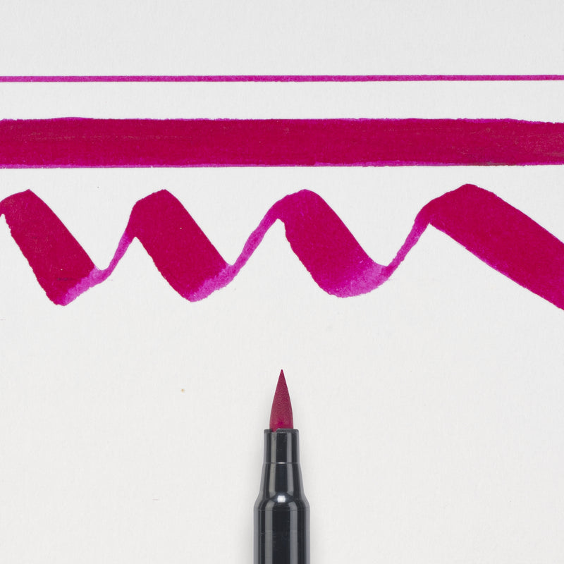 Koi Colouring Brush Pen - Bordeaux*