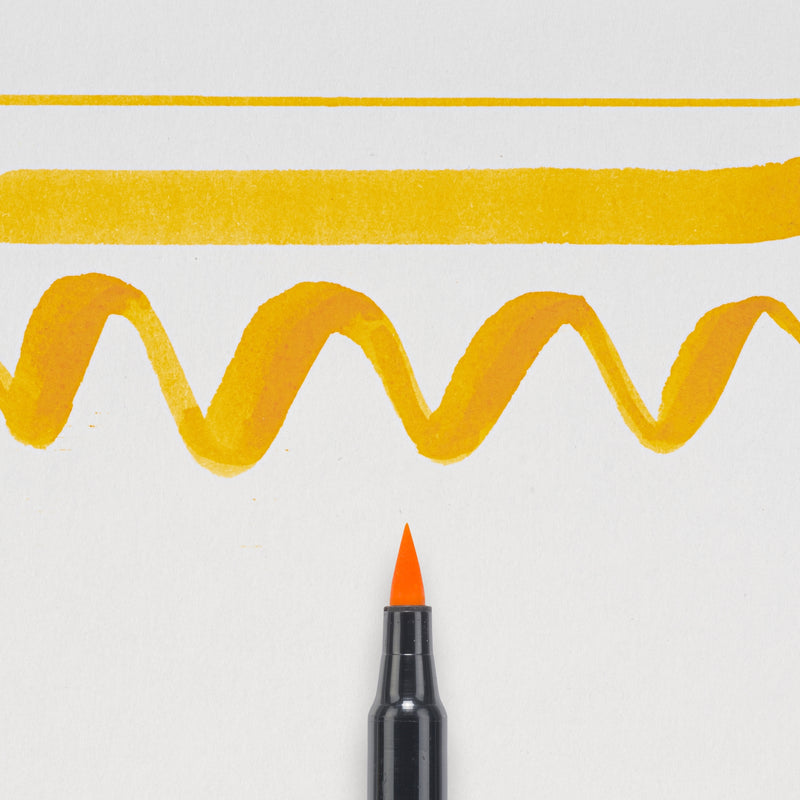 Koi Colouring Brush Pen - Deep Yellow*
