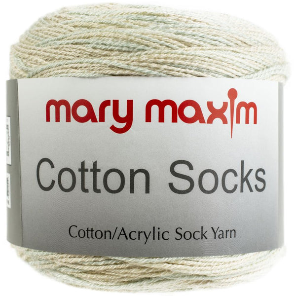 Mary Maxim Cotton Socks Yarn - Naturally 100g*