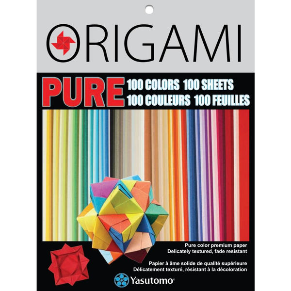 PURE Origami Paper 3" 100 pack - 100 Colours