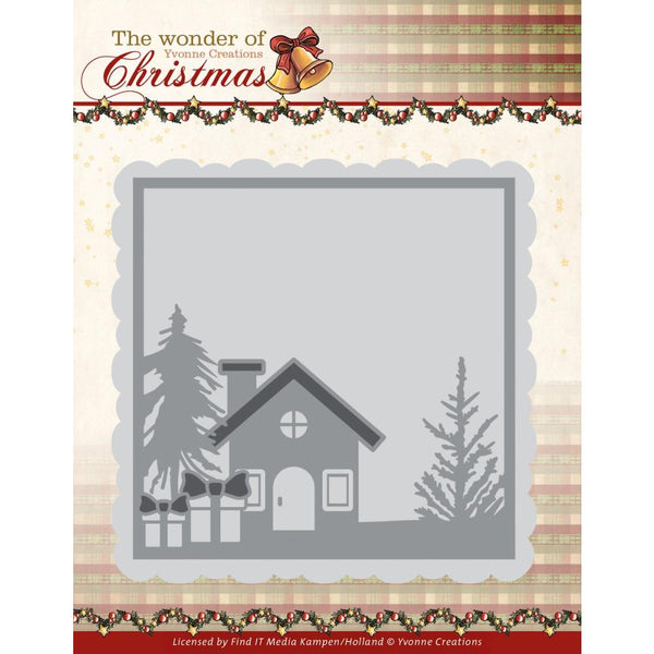 Find It Trading Yvonne Creations Die - Wonder Of Christmas - Christmas Frame*