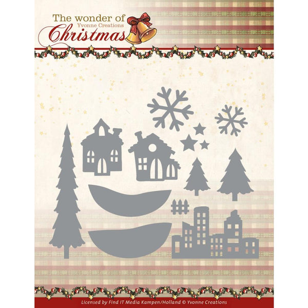 Find It Trading Yvonne Creations Die - Wonder Of Christmas - Landscape Elements*