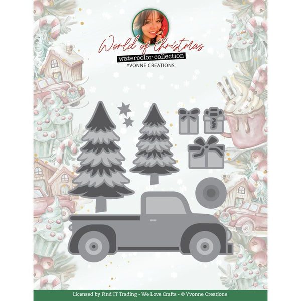 Find It Trading Yvonne Creations Dies Christmas Truck, World Of Christmas*