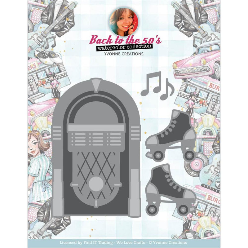 Find It Trading Yvonne Creations Die Jukebox, Back To The Fifties*