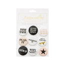 Teresa Collins Designer Inspirational Pin Set 9/Pkg - You Can*