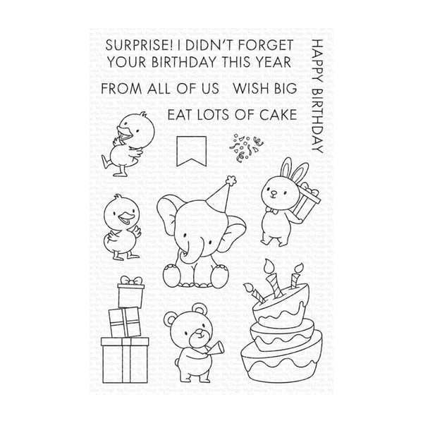 My Favorite Things Clear Stamps 4"x 6" - Eat Lots of Cake*
