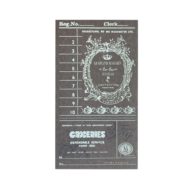 Poppy Crafts Vintage Clippings Pad  - Groceries*