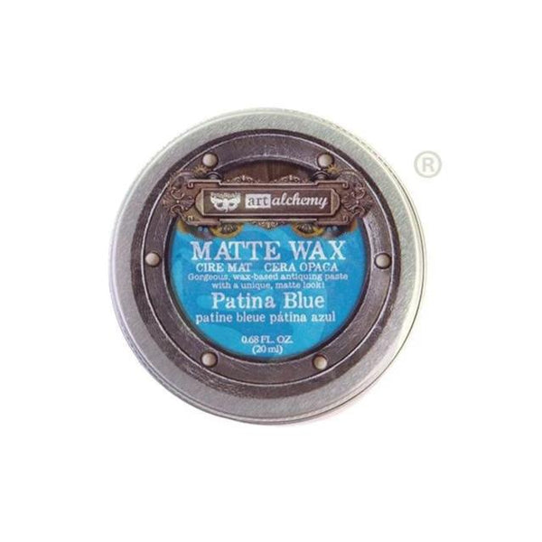 Finnabair Art Alchemy Matte Wax .68 Fluid Ounce - Patina Blue