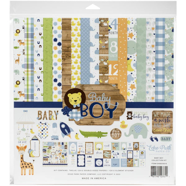 Echo Park Collection Kit 12in x 12in - Baby Boy