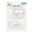 Crate Paper - Maggie Holmes Sunny Days Journal Runner 2 per pack - Rub On