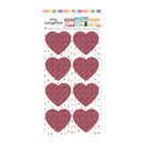 American Crafts - Amy Tan Slice Of Life Collection - Glitter Heart Stickers*