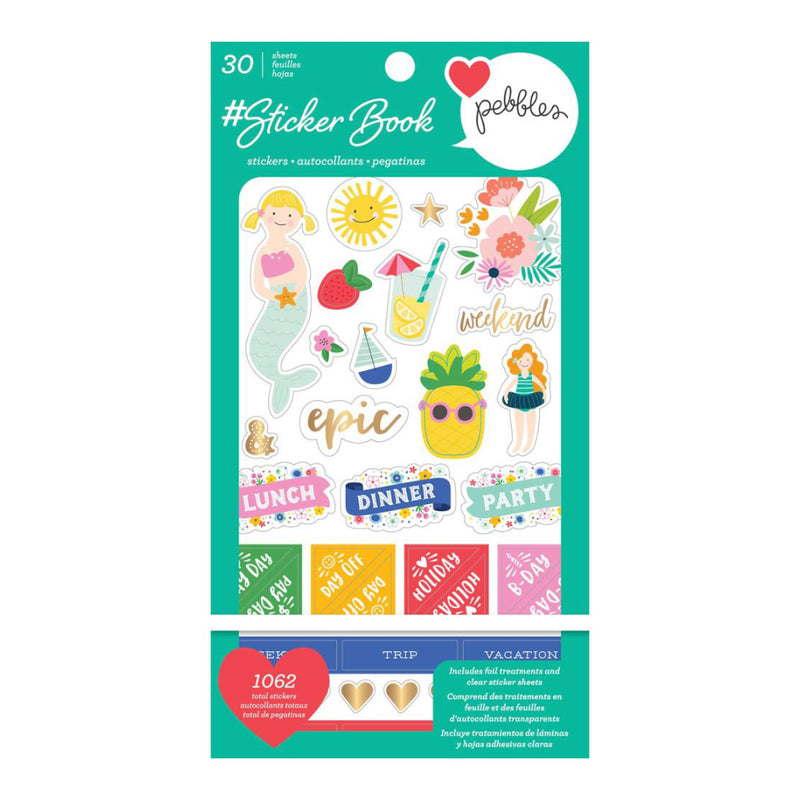Pebbles Sticker Book With Foil Accents