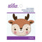 Sticko Fuzzy Stickers - Embroidered Reindeer