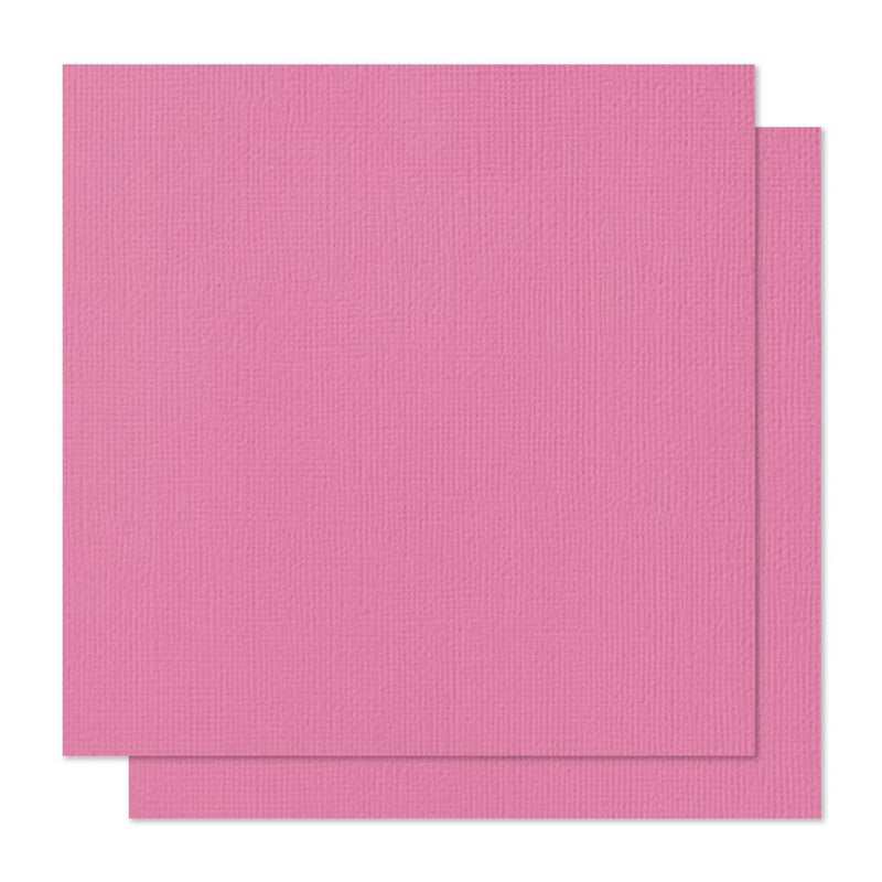 American Crafts - Textured Cardstock 12"X12" Lip Gloss