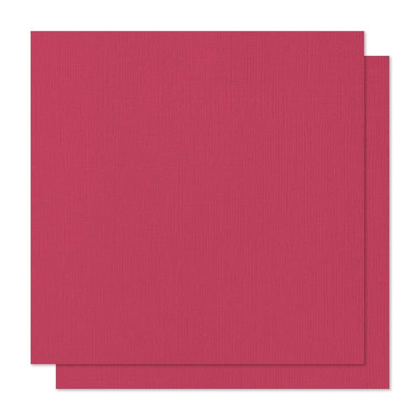 American Crafts - Textured Cardstock 12"X12" Ladybug