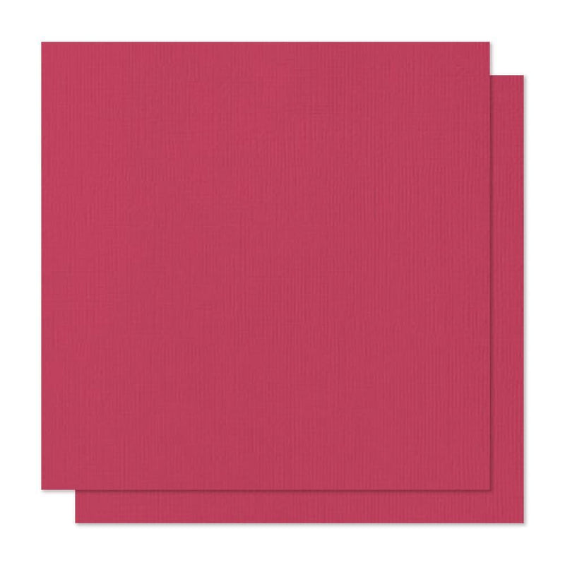American Crafts - Textured Cardstock 12"X12" Ladybug