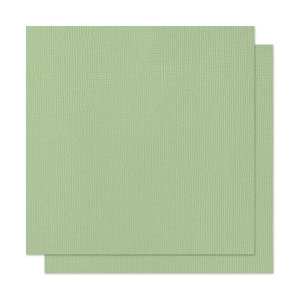 American Crafts - Textured Cardstock 12"X12" - Mint