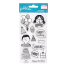 Pebbles - Happy Cake Day Collection - Clear Acrylic Stamp Set