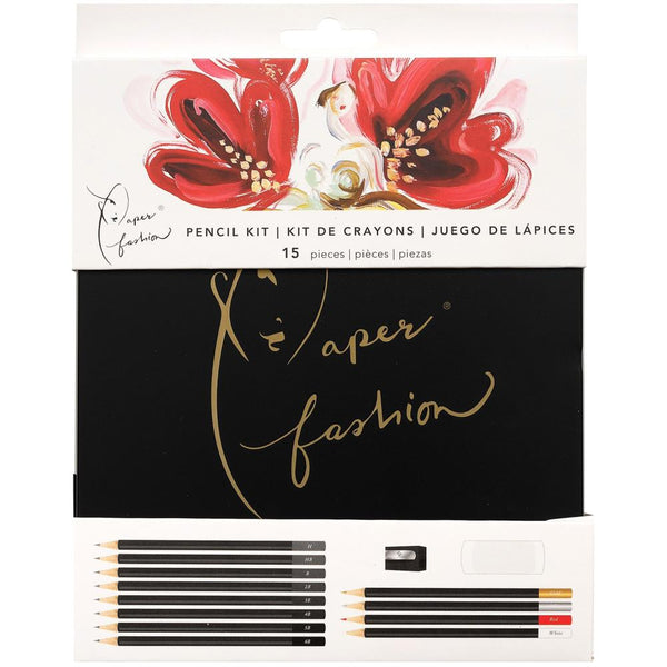 Paper Fashion - Pencil Kit 15 pack