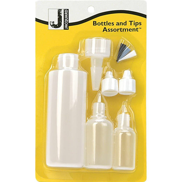 Jacquard Bottle & Tip Assortment 3 Bottles, 4 Tips