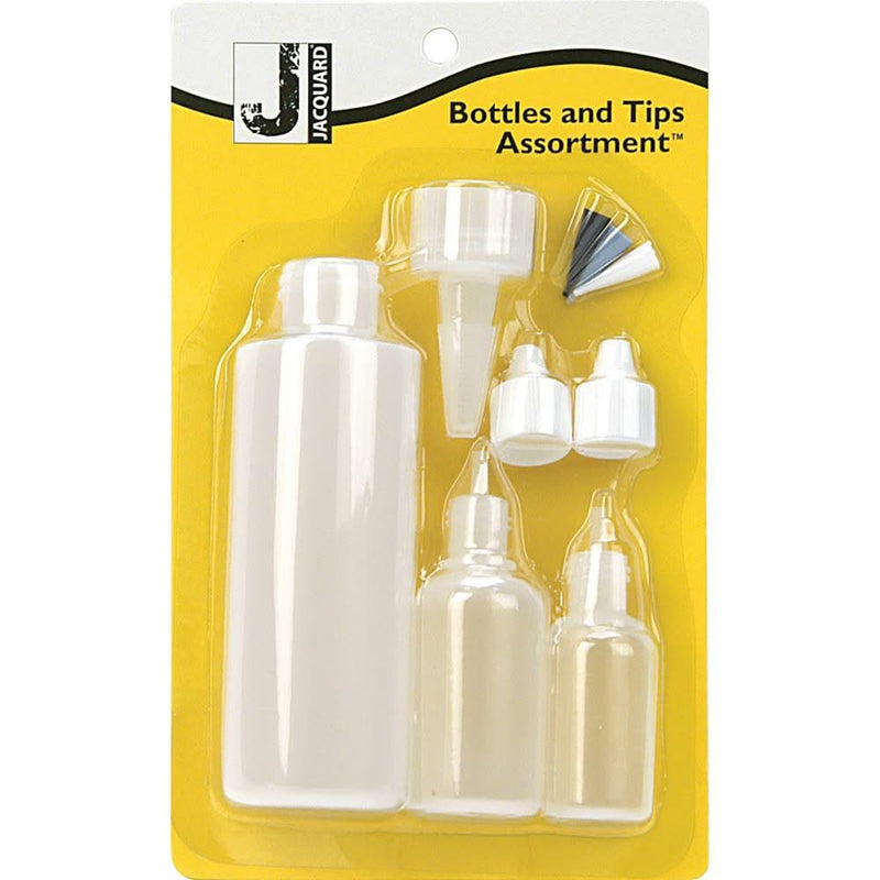 Jacquard Bottle & Tip Assortment 3 Bottles, 4 Tips