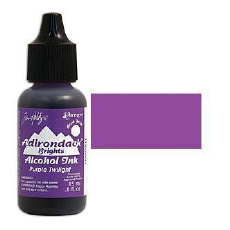 Adirondack Alcohol Ink .5 Ounce - Brights - Purple Twilight