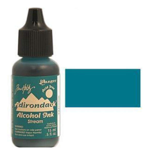 Adirondack Alcohol Ink .5 Ounce - Earthtones - Stream