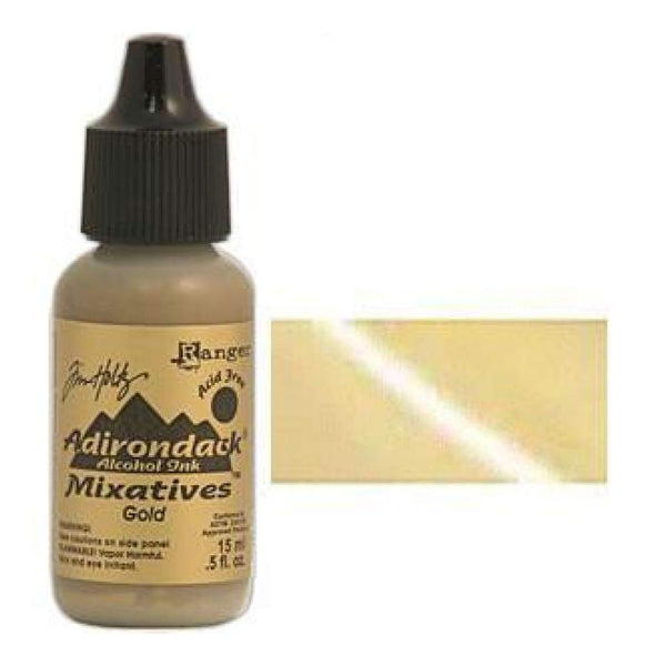 Adirondack Alcohol Ink .5 Ounce -  Mixatives Gold