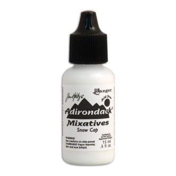 Adirondack Alcohol Ink .5 Ounce -  Mixatives Snow Cap