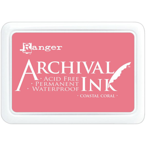 Ranger Archival Ink Pad - Coastal Coral