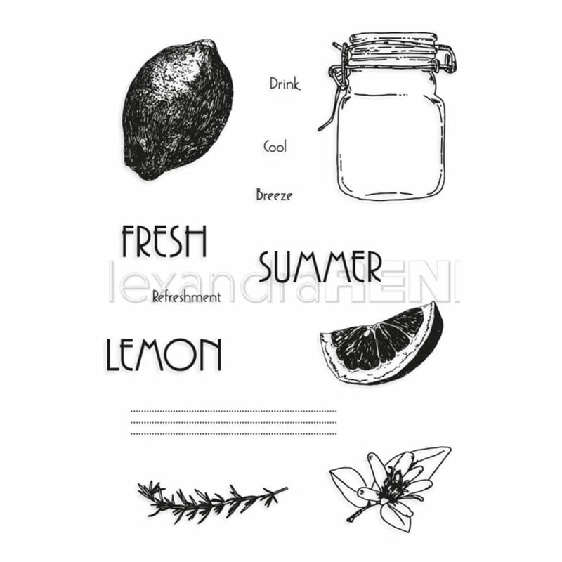 Alexandra Renke Cooking Clear Stamps Lemon